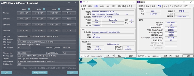 史上最猛的暗黑板！微星MPG Z590 GAMING CARBON WIFI主板评测