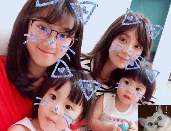 賈靜雯為小女兒慶生，4歲波妞戴皇冠似公主，3個女兒一個比一個美