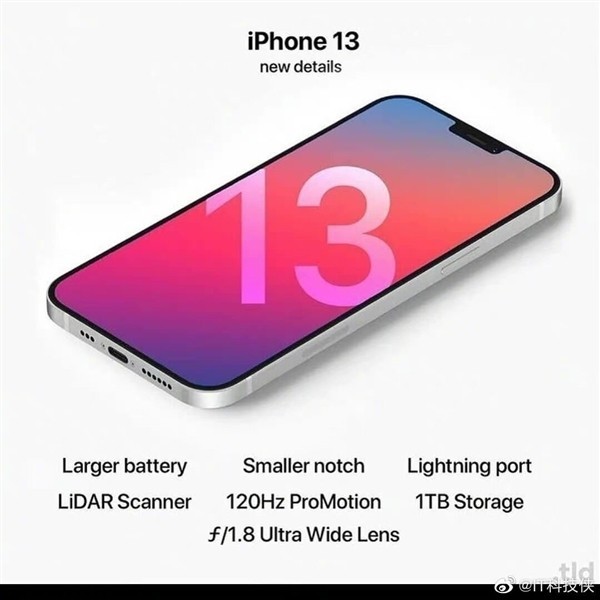 iPhone 13外觀曝光：9月發(fā)布 漲價(jià)了