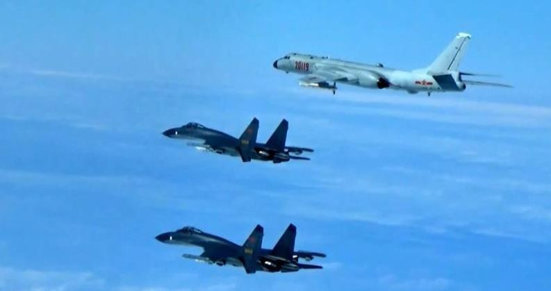 台媒：25架解放軍軍機現身台西南不排除模擬攻擊美航母
