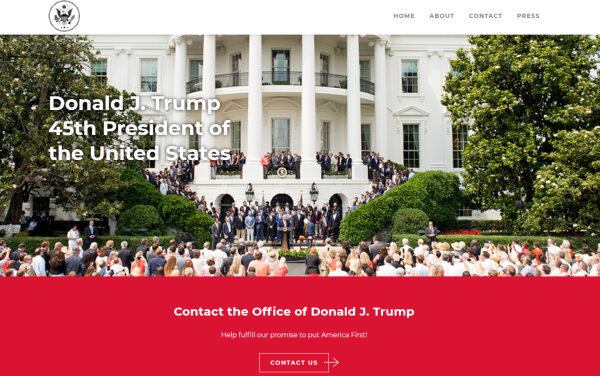 特朗普正式推出个人网站，承接各种私人活动-第1张图片-IT新视野