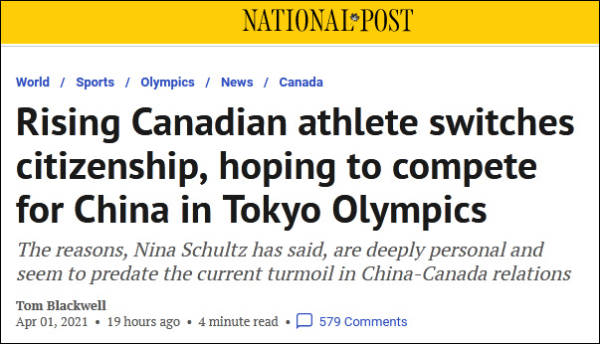 China of naturalization of Feng Rong of old Zheng of name of track and field's granddaughter prepares for war Olympic Games, canadian somebody angst