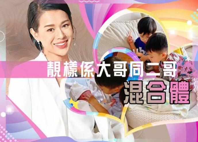 胡杏兒首公開三胎兒子正面照重達7.6斤個頭遠超兩個哥哥