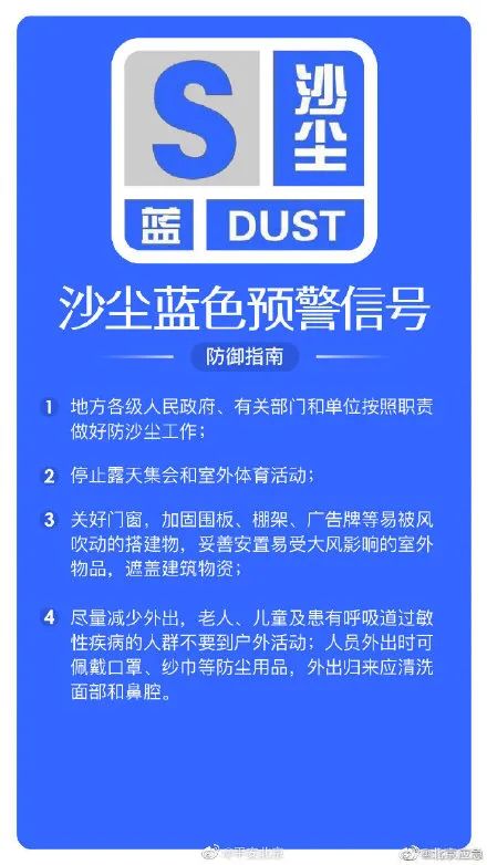 注意！北京启动重大气象灾害Ⅳ级响应！今天大风+沙尘将明显影响晚高峰