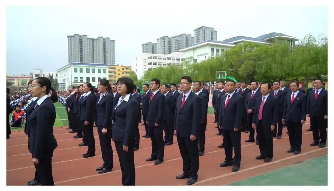 甘肃省临洮中学“千校万人唱红歌”活动启动仪式(图4)