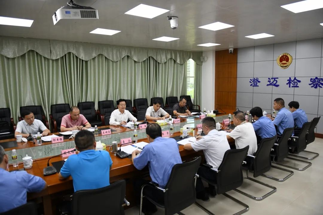 省检察院党组书记、检察长张毅赴儋州市院、临高县院、澄迈县院调研