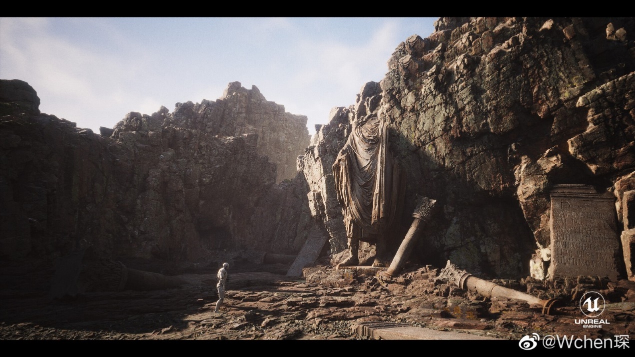 "Black Myth: Wukong" Unreal 5 engine to create a scene map released