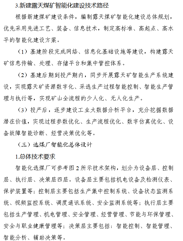 《煤矿智能化建设指南（2021年版）》发布