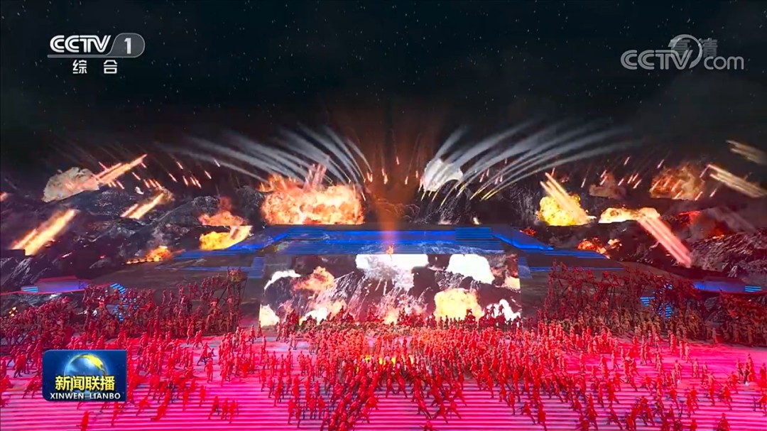 多图直击+现场视频！庆祝建党100周年文艺演出《伟大征程》举行