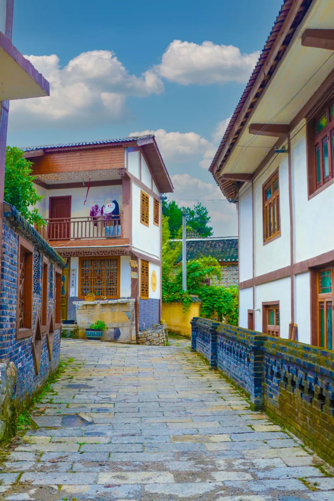 播州藏着这样一个古村,家家户户都在画屏里!