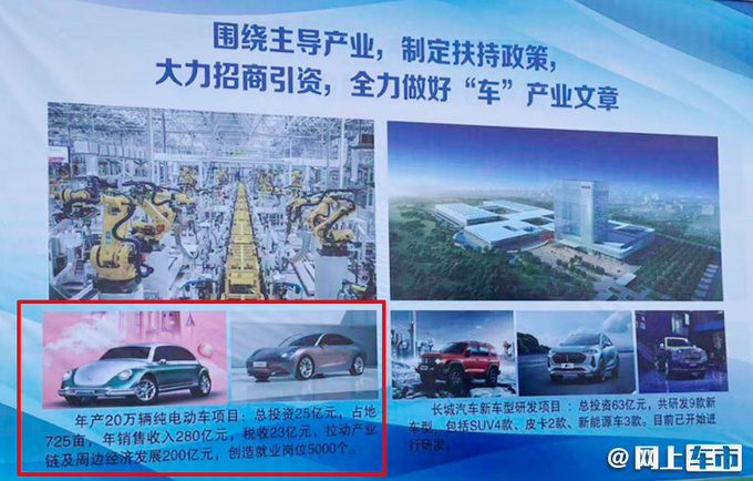 长城投资25亿建新工厂！投产欧拉朋克猫、闪电猫等，价格20万左右