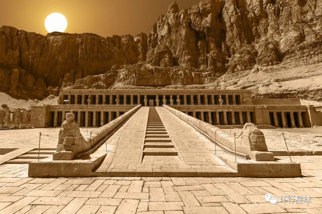图:maxal tamor/ shutterstock日落前的哈特谢普苏特女王神殿二世驾崩