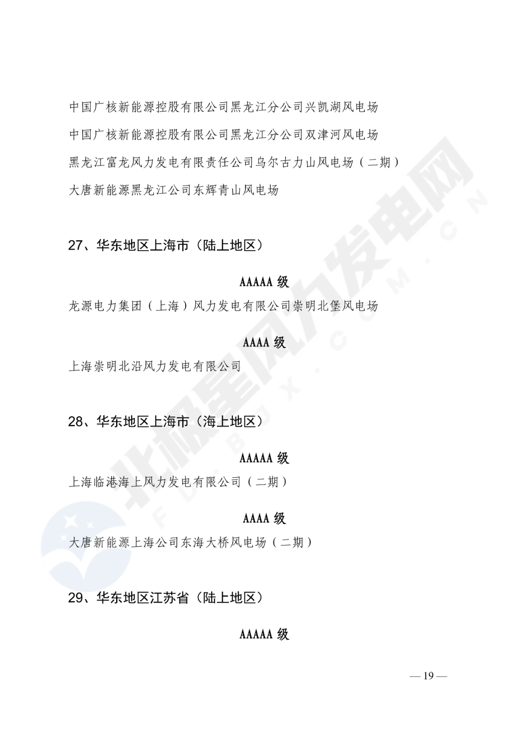重磅！2020年度最优风电主机厂名单公布