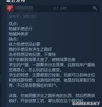 《喋血复仇》B测Steam褒贬不一：价格太贵保熟吗？