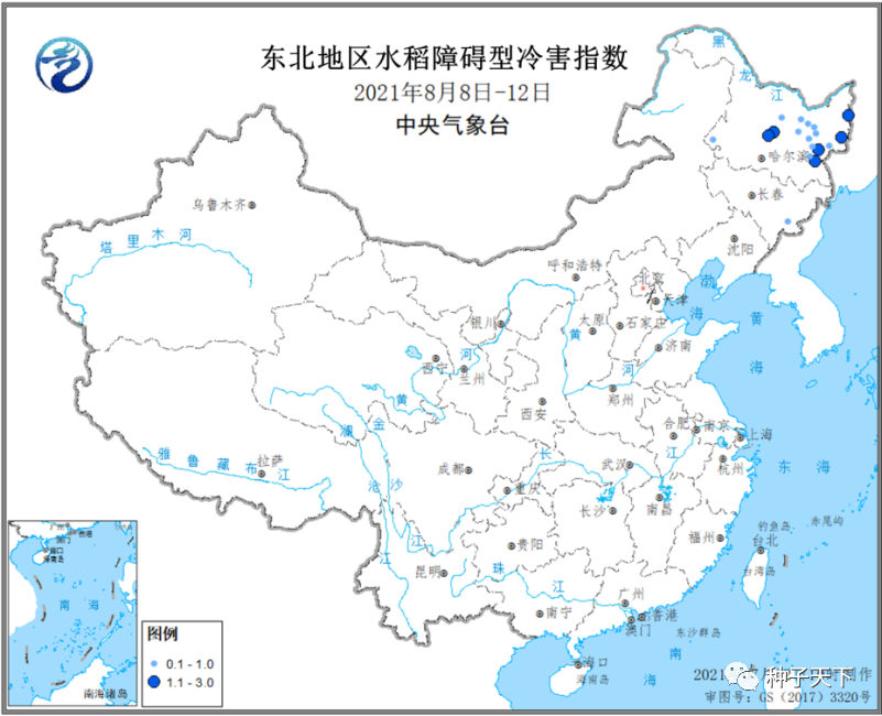 东北气温持续偏低，水稻出现障碍型冷害