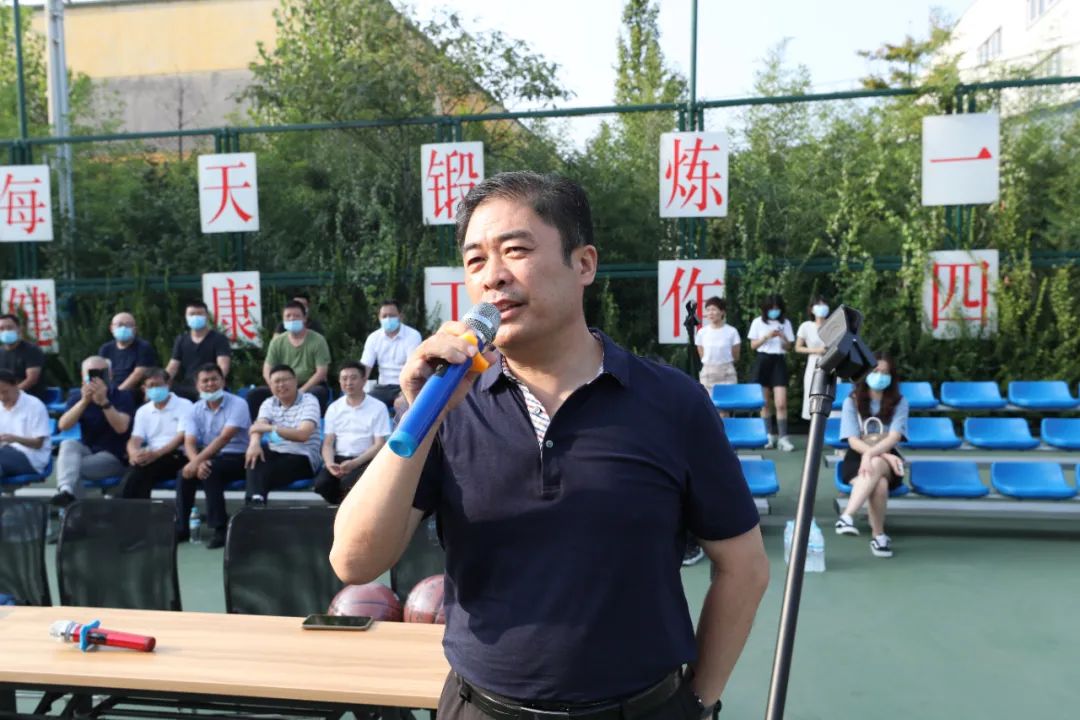 2021年“华润燃气杯” 济南新材料产业园区第二届篮球联赛开赛