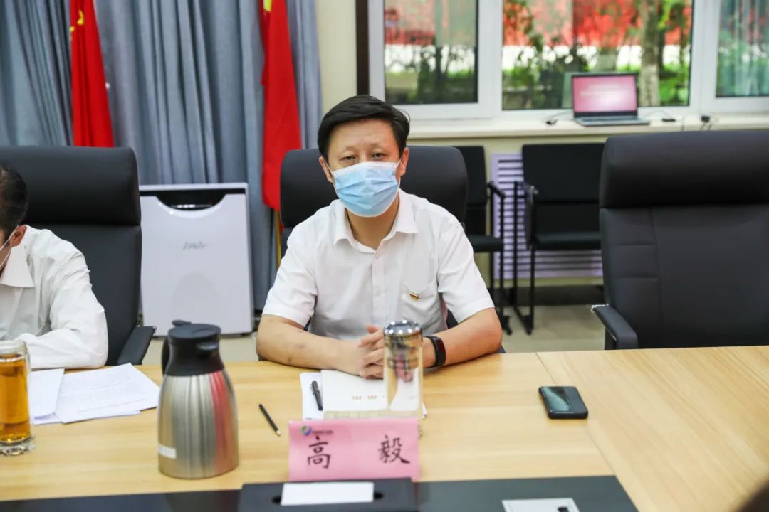 济南新材料产业园区管委会主任韩利师参加综合办公室党支部党史学习教育专题组织生活会