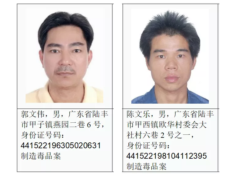 悬赏！举报1名涉毒逃犯，奖励100万