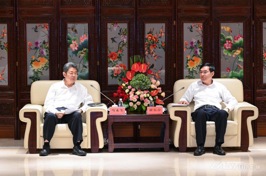 张玉卓会见中石化集团总经理马永生一行
