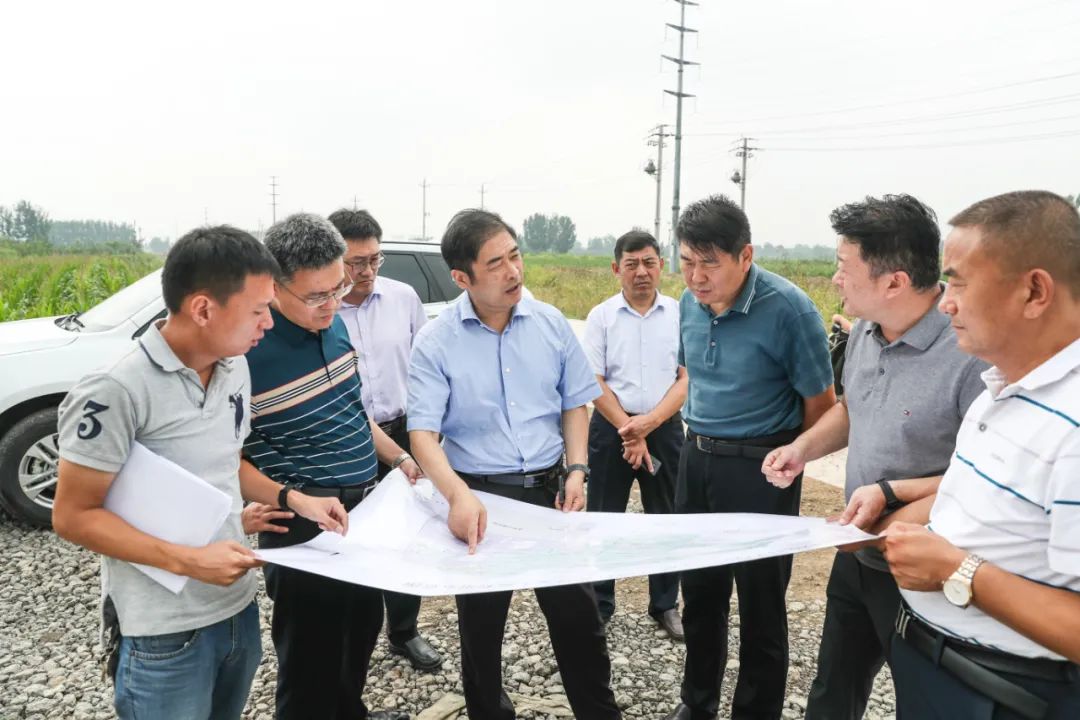 济南新材料产业园区管委会主任韩利师督导征地清表工作