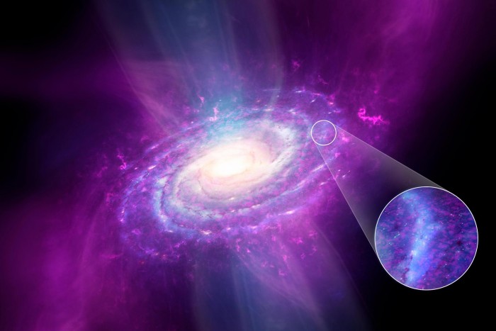 新研究显示银河系中气体和金属组成与预期的不同
