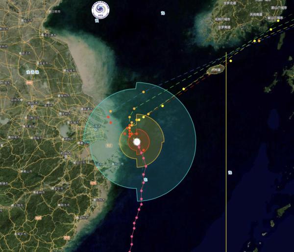 台风灿都登陆上海可能性基本排除