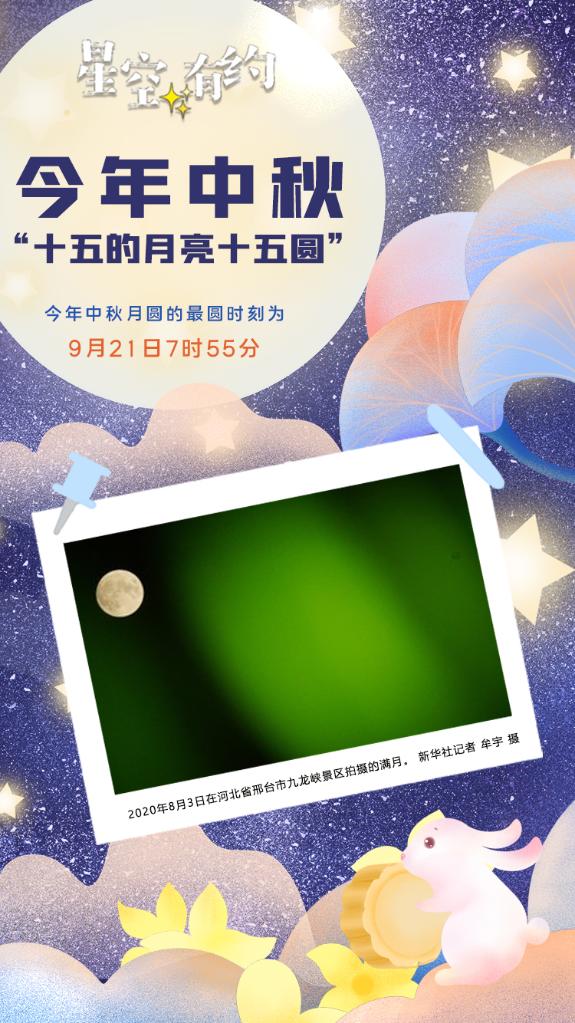 今年中秋十五的月亮十五圆！最佳赏月时间几点几分几秒 你可要记清楚了|今年|中秋-社会资讯-川北在线