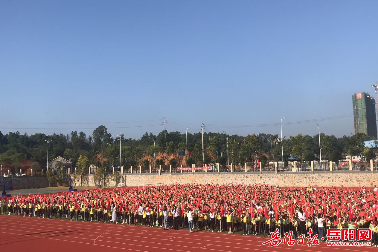 岳阳县城南小学举行“祝福祖国”系列活动(图2)