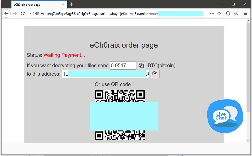 The eCh0raix variant of the ransomware expands the target of the attack ...