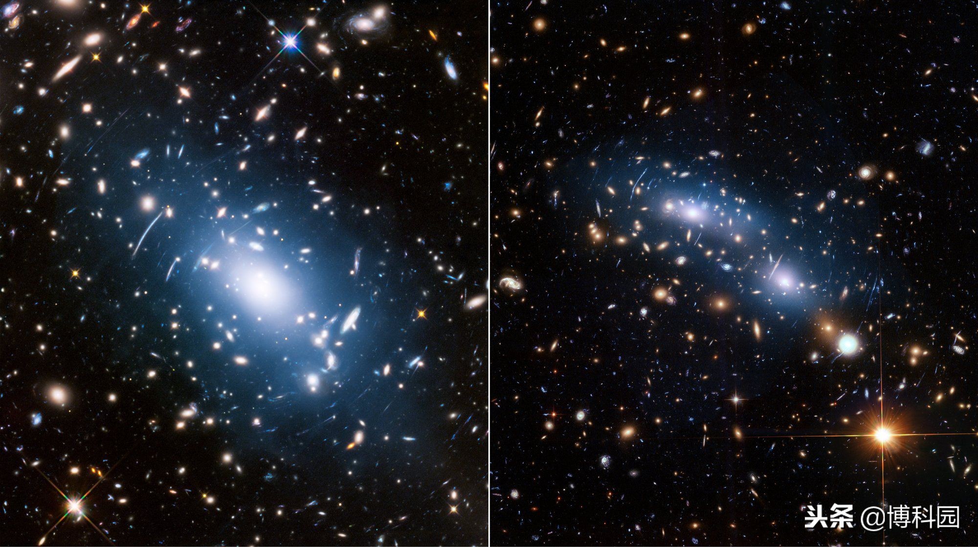 暗物质竟被星系团内微弱的辉光照亮了！
