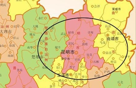 云南将建4个中心城市，构建一主三辅的发展格局，实现均衡发展