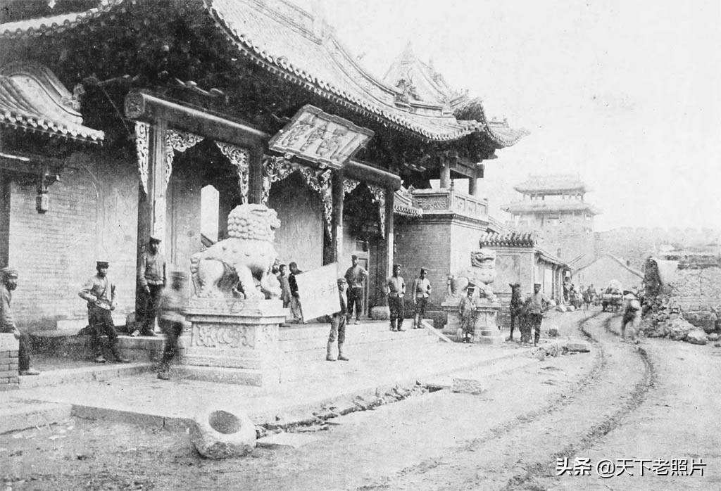 1904年辽宁海城老照片 彼时日军占领下的海城风貌