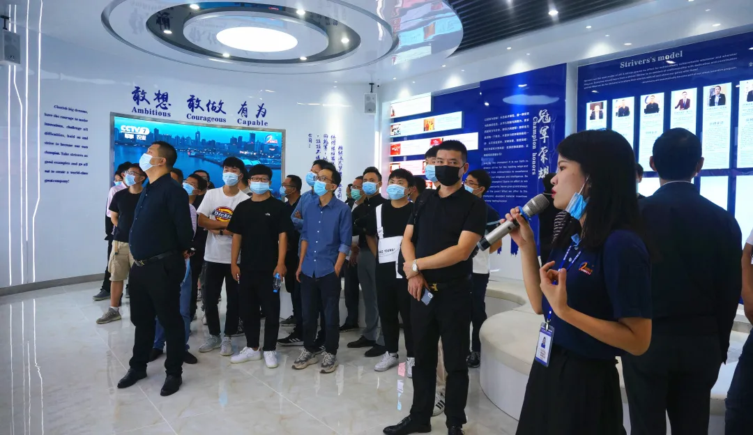 金秋十月|浙江系統集成商一行蒞臨強力巨彩參觀交流