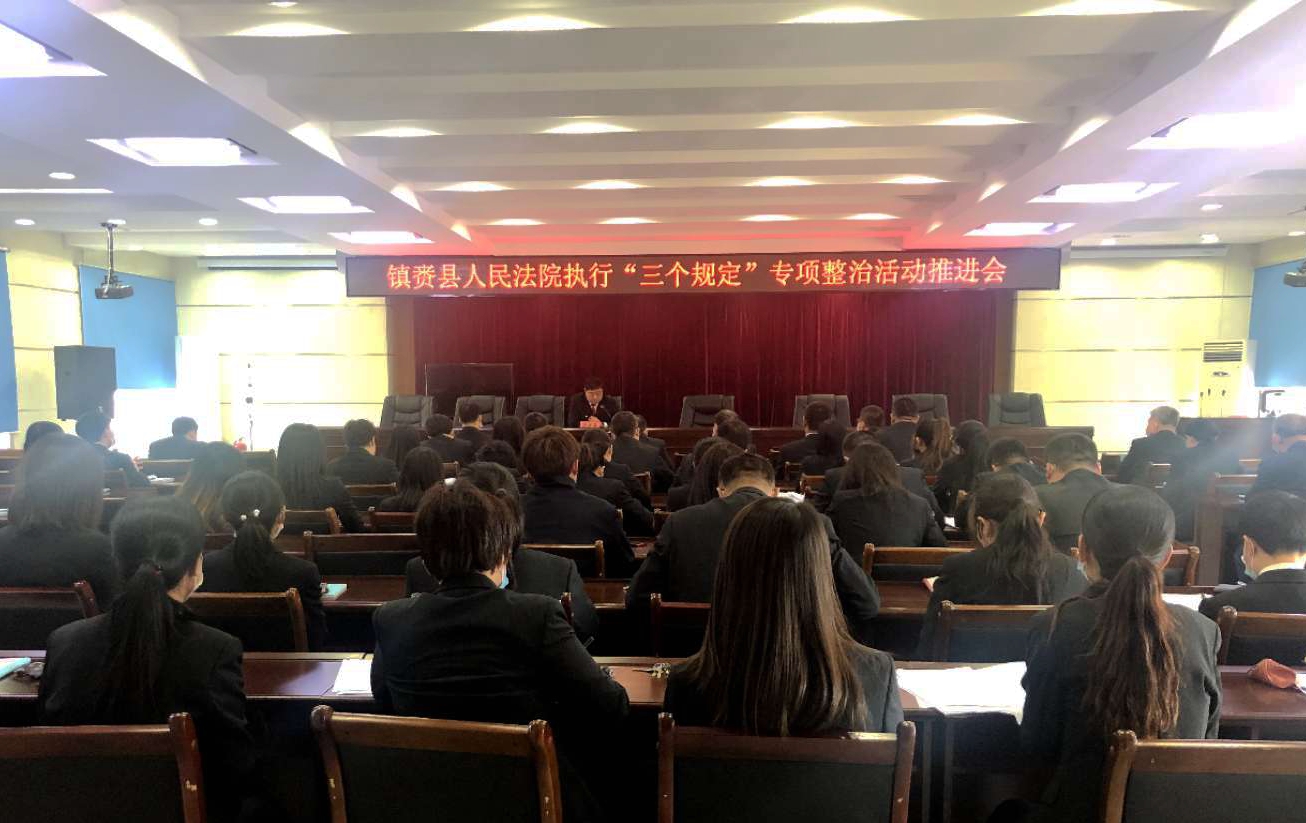 镇赉法院：多措并举，扎实开展“三个规定”专项整治活动