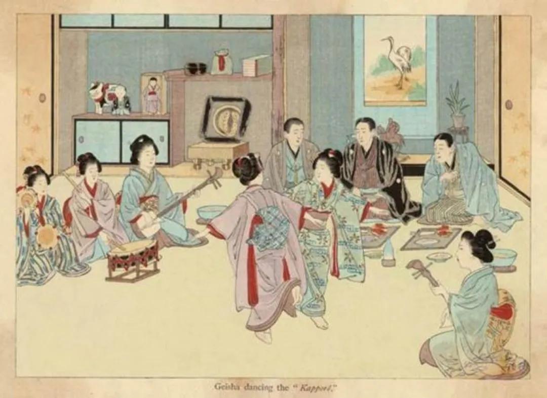High Ranking Geisha The world of geisha: Japanese high-ranking officials and rich people ...