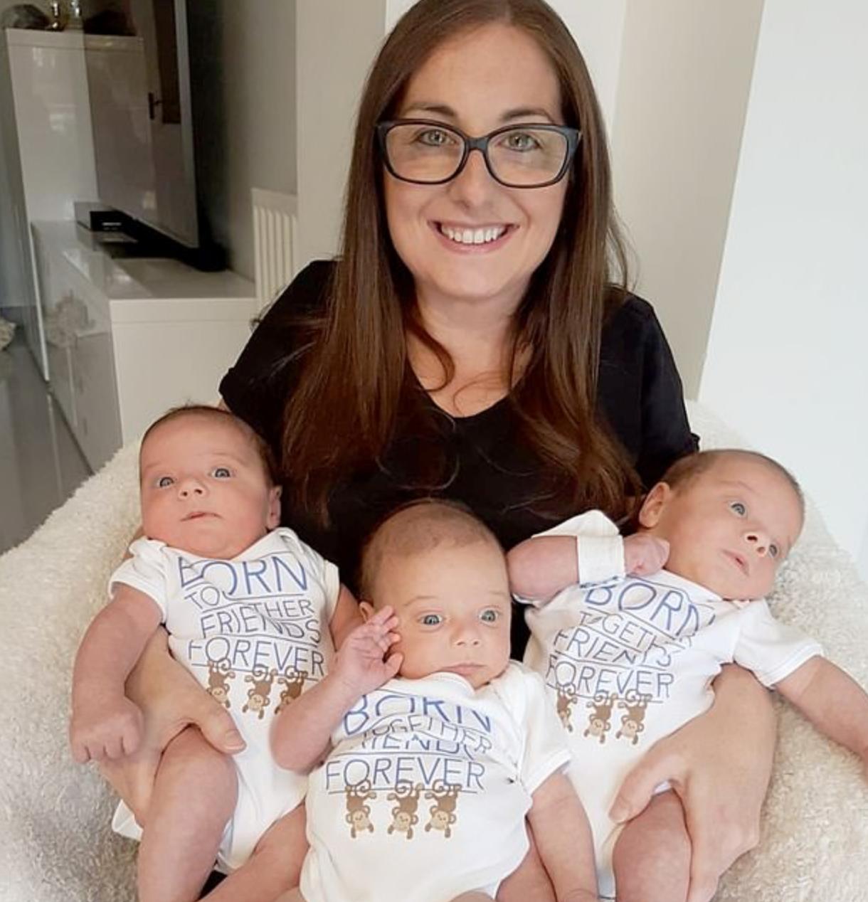 1 In 200 Million Chance: British Mum Gives Birth To Identical Triplets ...