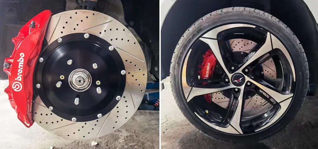 18 Honda Accord upgrade Brembo V6 front six rear four double calipers