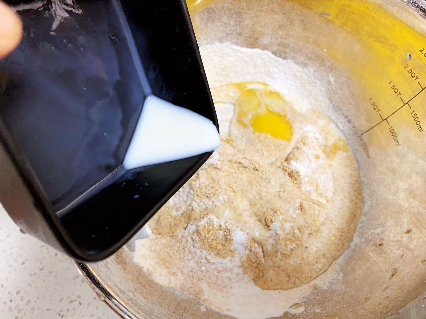 图片[7]-坚果全麦减脂磅蛋糕做法步骤图-起舞食谱网
