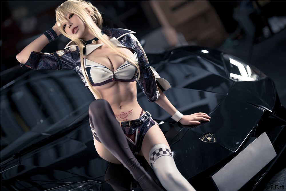 【cosplay】爱老师_PhD作品合集精选丨玛修-黑枪呆-同人赛车
