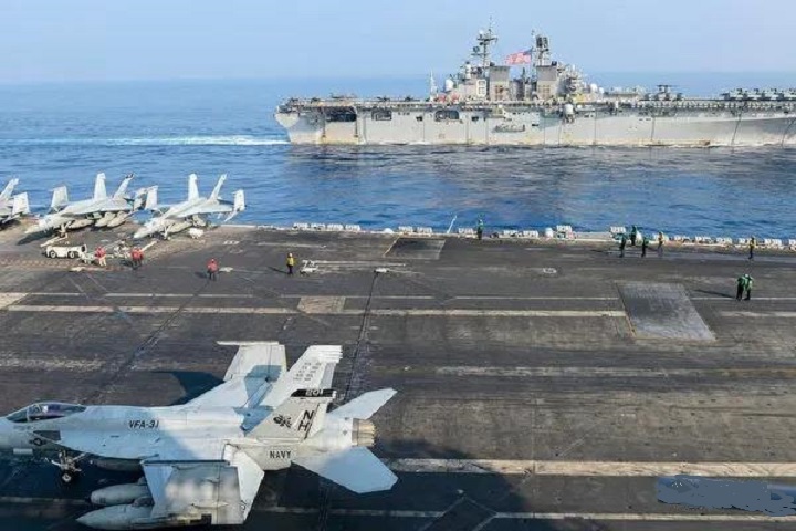 美軍在三海布勢，介入台海戰事的預演！ 解放軍25架次戰機警告