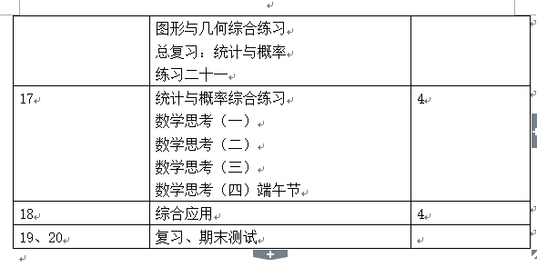 新人教版六年级下册数学教学计划