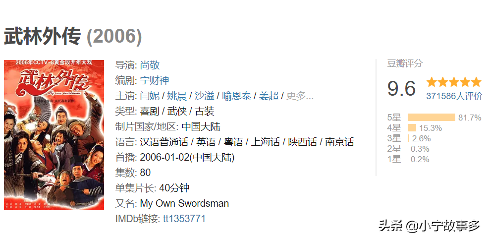 豆瓣评分9.5及以上的十部国产电视剧，你看过几部？