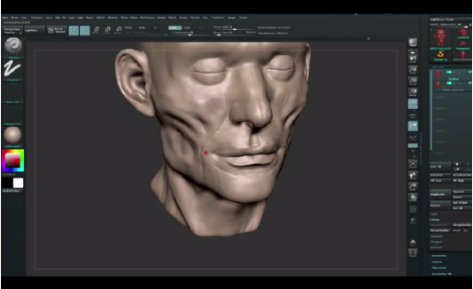 教学｜比较难的人体构造建模，用zbrush构建脸部肌肉和五官