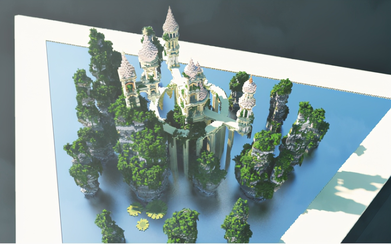 属于我的世界玩家的倔强用方块造出三角形建筑结果成为神作