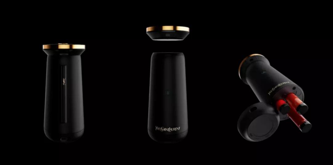 A beautiful innovative experiment YSL Saint Laurent "lipstick printer