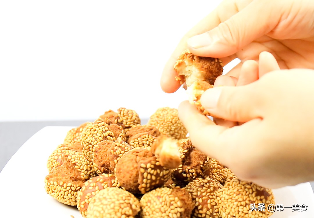 图片[8]-地道老北京小吃开口笑做法 个个焦香酥脆-起舞食谱网