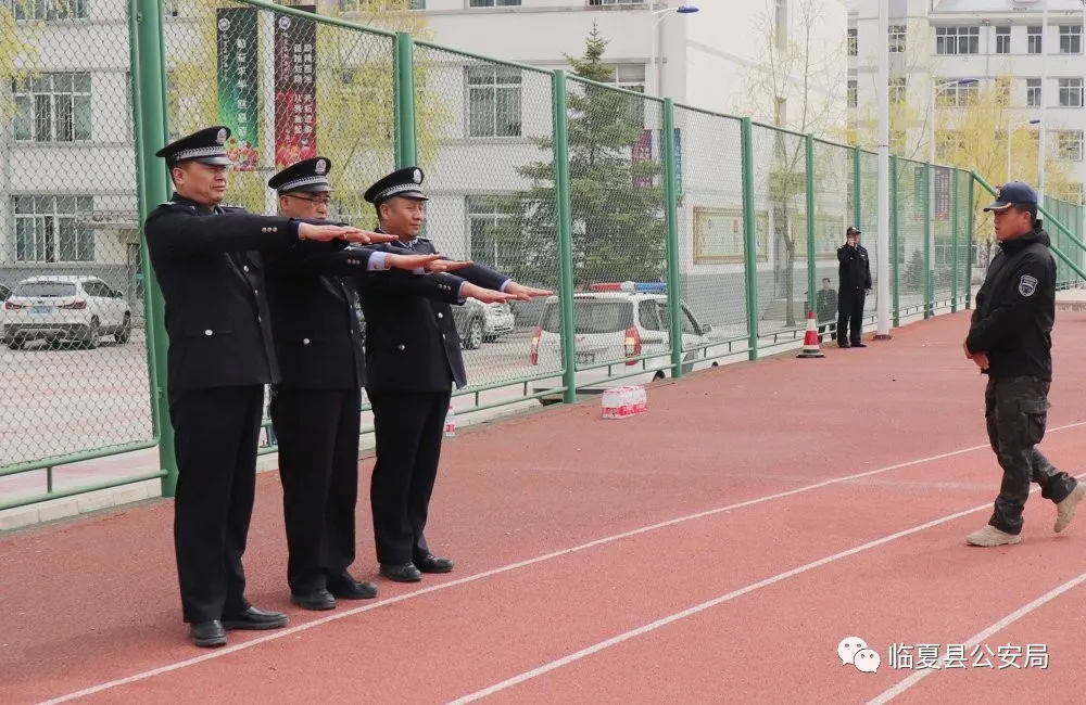 州局送教考核组对临夏县公安局开展第一季度全警实战大练兵送教考核