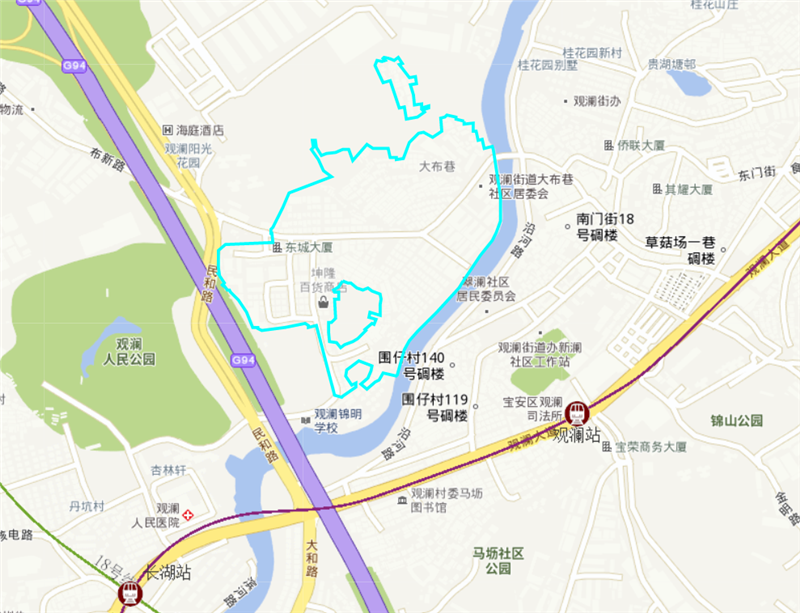 观澜金光华大布巷拆迁房，已做旧屋范围公示，签约率约75%