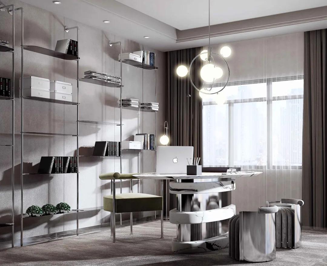 不费力气就能get的“角落书房”让小户型也能实现书房梦