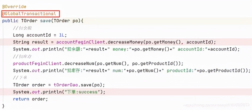 Explain in detail Alibaba open source distributed transaction framework ...